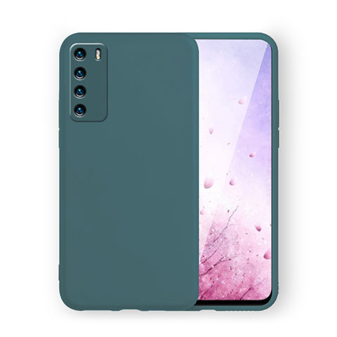 Funda Silicona Ultrafina Goma 360 Grados Carcasa C02 para Huawei Honor Play4 5G Verde Noche