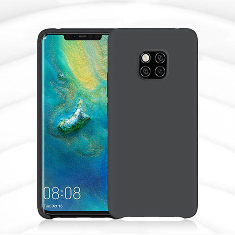 Funda Silicona Ultrafina Goma 360 Grados Carcasa C02 para Huawei Mate 20 Pro Negro