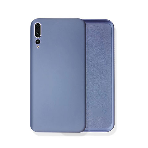 Funda Silicona Ultrafina Goma 360 Grados Carcasa C02 para Huawei P20 Pro Morado