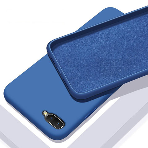 Funda Silicona Ultrafina Goma 360 Grados Carcasa C02 para Oppo R15X Azul