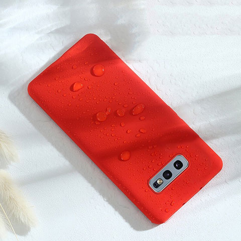 Funda Silicona Ultrafina Goma 360 Grados Carcasa C02 para Samsung Galaxy S10e Rojo