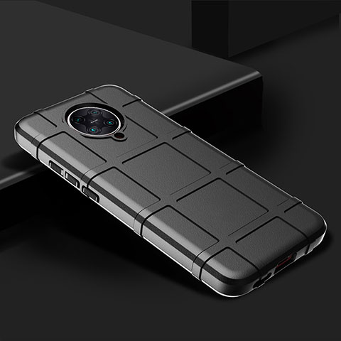 Funda Silicona Ultrafina Goma 360 Grados Carcasa C02 para Xiaomi Redmi K30 Pro 5G Negro