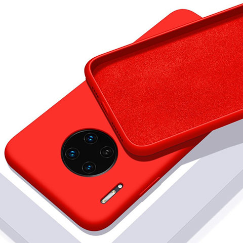 Funda Silicona Ultrafina Goma 360 Grados Carcasa C03 para Huawei Mate 30 5G Rojo