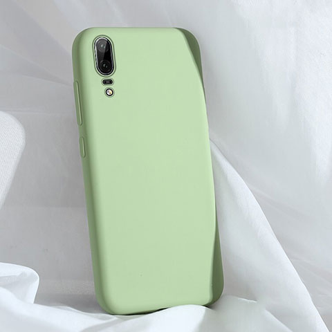 Funda Silicona Ultrafina Goma 360 Grados Carcasa C03 para Huawei P20 Verde