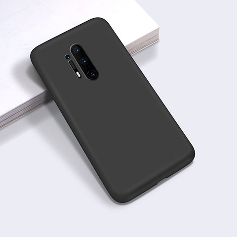 Funda Silicona Ultrafina Goma 360 Grados Carcasa C03 para OnePlus 8 Pro Negro