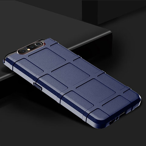 Funda Silicona Ultrafina Goma 360 Grados Carcasa C03 para Samsung Galaxy A80 Azul