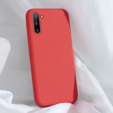 Funda Silicona Ultrafina Goma 360 Grados Carcasa C03 para Samsung Galaxy Note 10 5G Rojo