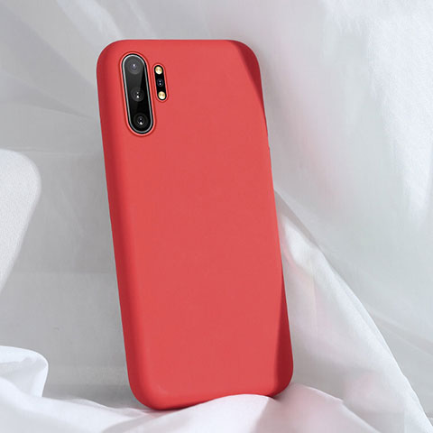 Funda Silicona Ultrafina Goma 360 Grados Carcasa C03 para Samsung Galaxy Note 10 Plus Rojo
