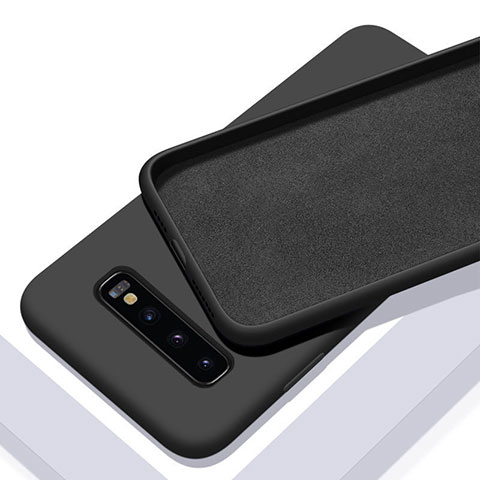 Funda Silicona Ultrafina Goma 360 Grados Carcasa C03 para Samsung Galaxy S10 5G Negro