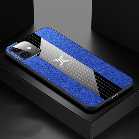 Funda Silicona Ultrafina Goma 360 Grados Carcasa C04 para Apple iPhone 11 Azul