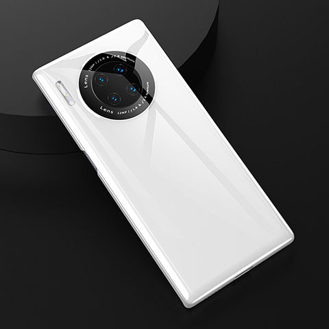 Funda Silicona Ultrafina Goma 360 Grados Carcasa C04 para Huawei Mate 30 5G Blanco