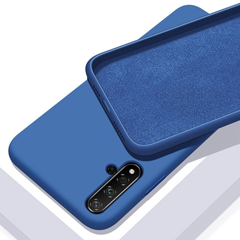 Funda Silicona Ultrafina Goma 360 Grados Carcasa C04 para Huawei Nova 5 Pro Azul