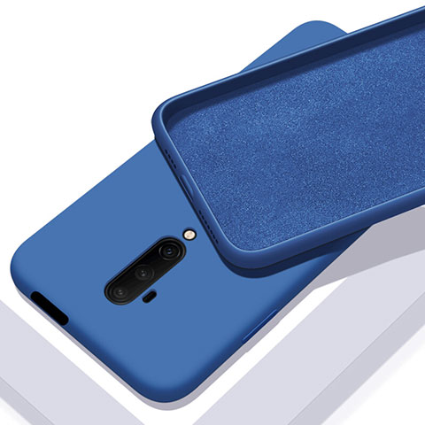 Funda Silicona Ultrafina Goma 360 Grados Carcasa C04 para OnePlus 7T Pro Azul