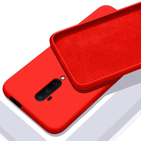 Funda Silicona Ultrafina Goma 360 Grados Carcasa C04 para OnePlus 7T Pro Rojo
