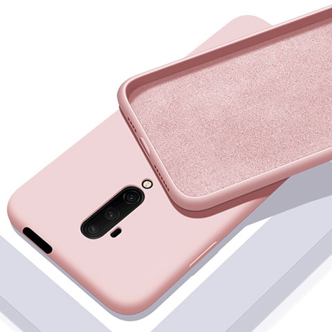 Funda Silicona Ultrafina Goma 360 Grados Carcasa C04 para OnePlus 7T Pro Rosa