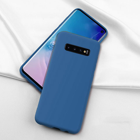 Funda Silicona Ultrafina Goma 360 Grados Carcasa C04 para Samsung Galaxy S10 5G Azul