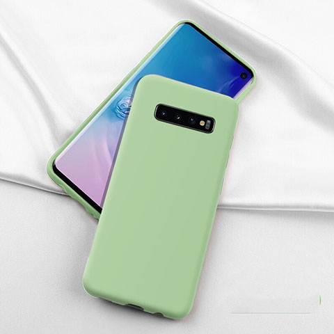 Funda Silicona Ultrafina Goma 360 Grados Carcasa C04 para Samsung Galaxy S10 Verde