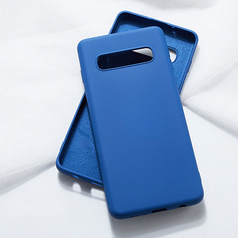 Funda Silicona Ultrafina Goma 360 Grados Carcasa C05 para Samsung Galaxy S10 5G Azul