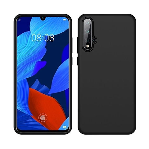 Funda Silicona Ultrafina Goma 360 Grados Carcasa C06 para Huawei Nova 5 Negro