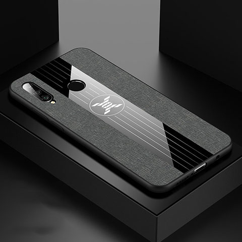 Funda Silicona Ultrafina Goma 360 Grados Carcasa C06 para Huawei P30 Lite Gris Oscuro