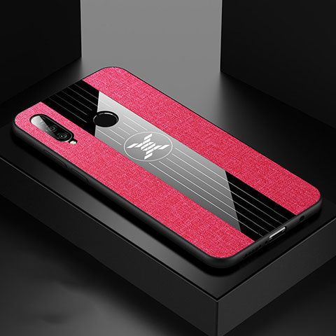 Funda Silicona Ultrafina Goma 360 Grados Carcasa C06 para Huawei P30 Lite New Edition Rojo