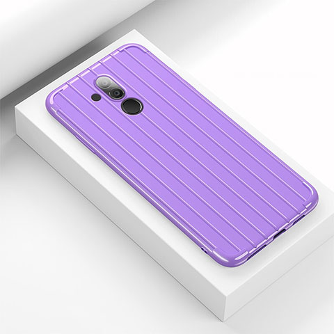 Funda Silicona Ultrafina Goma 360 Grados Carcasa C07 para Huawei Mate 20 Lite Morado