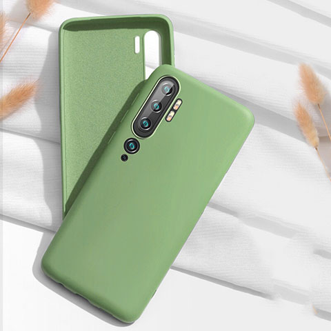 Funda Silicona Ultrafina Goma 360 Grados Carcasa C07 para Xiaomi Mi Note 10 Verde