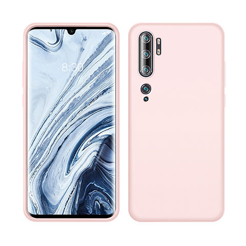 Funda Silicona Ultrafina Goma 360 Grados Carcasa C08 para Xiaomi Mi Note 10 Rosa