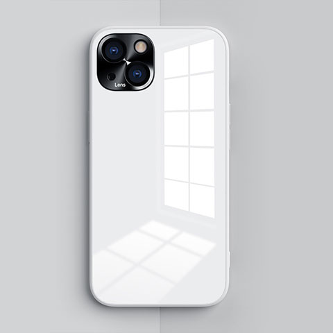 Funda Silicona Ultrafina Goma 360 Grados Carcasa G01 para Apple iPhone 14 Blanco