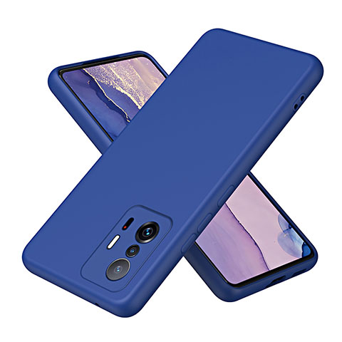 Funda Silicona Ultrafina Goma 360 Grados Carcasa H01P para Xiaomi Mi 11T Pro 5G Azul