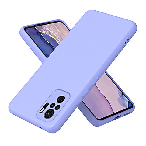 Funda Silicona Ultrafina Goma 360 Grados Carcasa H01P para Xiaomi Poco M5S Morado