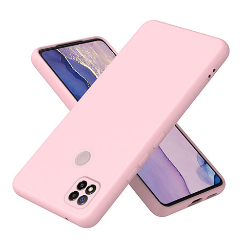 Funda Silicona Ultrafina Goma 360 Grados Carcasa H01P para Xiaomi Redmi 9C NFC Oro Rosa