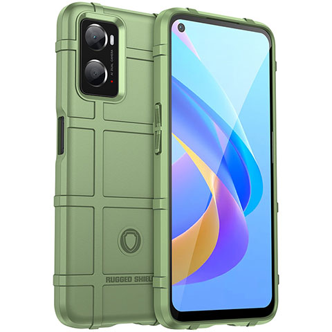 Funda Silicona Ultrafina Goma 360 Grados Carcasa J01S para Oppo A76 Verde