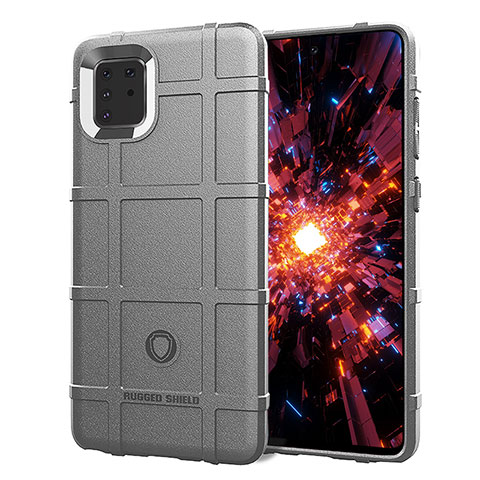 Funda Silicona Ultrafina Goma 360 Grados Carcasa J01S para Samsung Galaxy A81 Gris