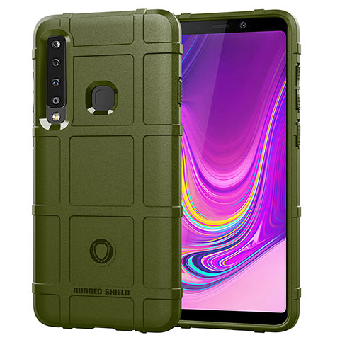 Funda Silicona Ultrafina Goma 360 Grados Carcasa J01S para Samsung Galaxy A9 Star Pro Verde