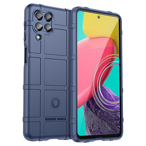 Funda Silicona Ultrafina Goma 360 Grados Carcasa J01S para Samsung Galaxy M53 5G Azul