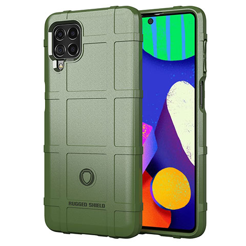 Funda Silicona Ultrafina Goma 360 Grados Carcasa J01S para Samsung Galaxy M62 4G Verde