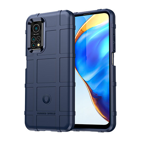 Funda Silicona Ultrafina Goma 360 Grados Carcasa J01S para Xiaomi Mi 10T Pro 5G Azul