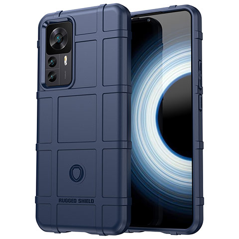 Funda Silicona Ultrafina Goma 360 Grados Carcasa J01S para Xiaomi Mi 12T Pro 5G Azul