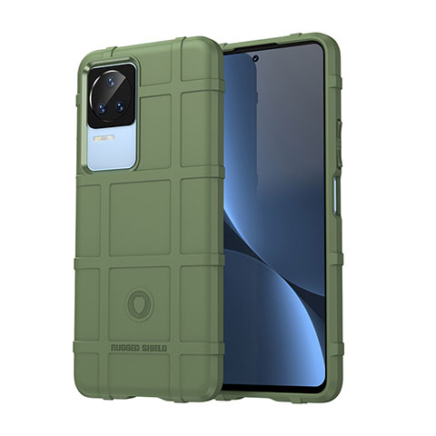 Funda Silicona Ultrafina Goma 360 Grados Carcasa J01S para Xiaomi Poco F4 5G Verde