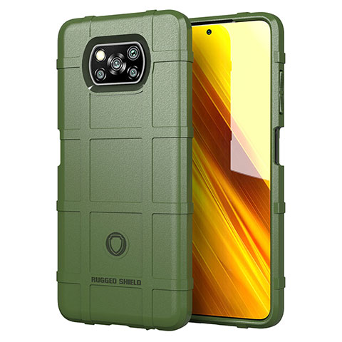 Funda Silicona Ultrafina Goma 360 Grados Carcasa J01S para Xiaomi Poco X3 Pro Verde