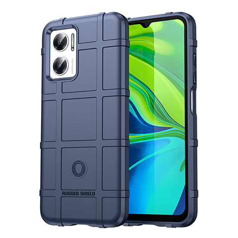 Funda Silicona Ultrafina Goma 360 Grados Carcasa J01S para Xiaomi Redmi 10 5G Azul