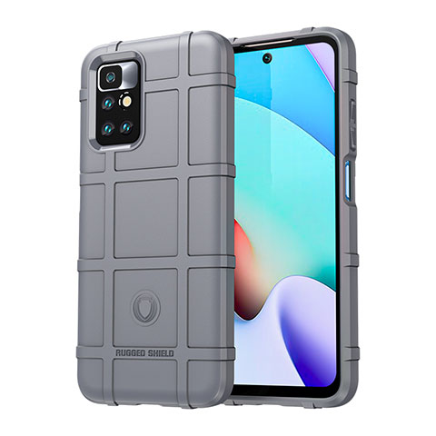 Funda Silicona Ultrafina Goma 360 Grados Carcasa J01S para Xiaomi Redmi 10 Prime (2022) Gris