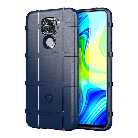 Funda Silicona Ultrafina Goma 360 Grados Carcasa J01S para Xiaomi Redmi 10X 4G Azul