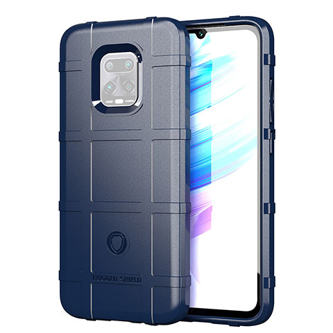 Funda Silicona Ultrafina Goma 360 Grados Carcasa J01S para Xiaomi Redmi 10X 5G Azul