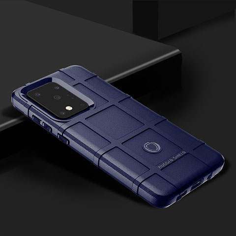 Funda Silicona Ultrafina Goma 360 Grados Carcasa J02S para Samsung Galaxy S20 Ultra Azul
