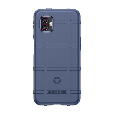 Funda Silicona Ultrafina Goma 360 Grados Carcasa J02S para Samsung Galaxy Xcover Pro 2 5G Azul
