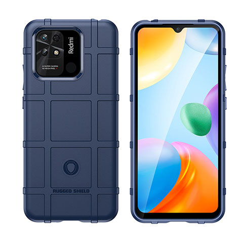 Funda Silicona Ultrafina Goma 360 Grados Carcasa J02S para Xiaomi Poco C40 Azul