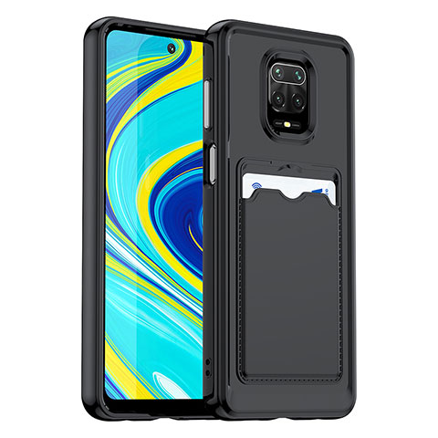 Funda Silicona Ultrafina Goma 360 Grados Carcasa J02S para Xiaomi Redmi Note 9S Negro