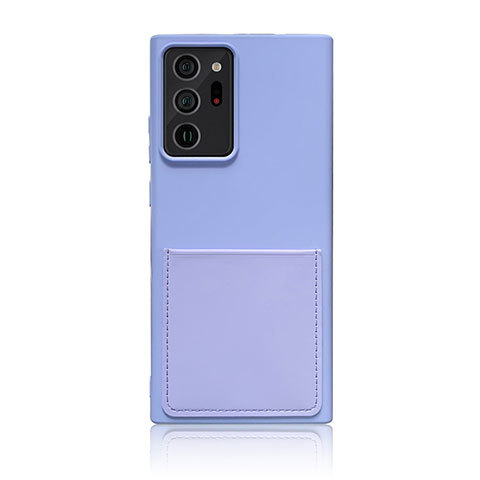 Funda Silicona Ultrafina Goma 360 Grados Carcasa MJ1 para Samsung Galaxy Note 20 Ultra 5G Azul Claro